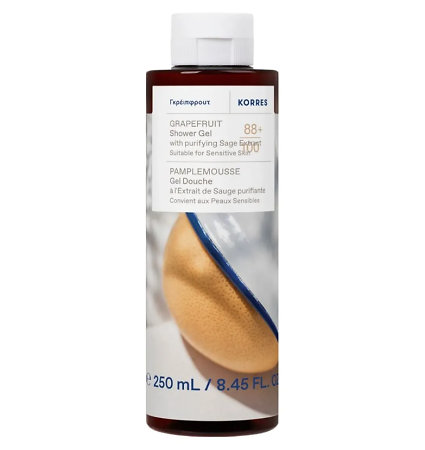 Korres Grapefruit Renewing Body Cleanser sprchový gel se svěží vůní grapefruitu