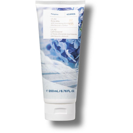 Korres Lilac Body Smoothing Milk Lilac hydratační tělové mléko s vůní šeříku