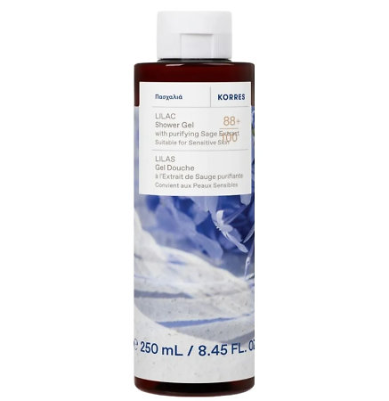 Korres Lilac Lilac Renewing Body Cleanser jemný sprchový gel s vůní šeříku