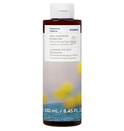 Korres Sea Lavender Body Cleanser sprchový gel s levandulí a mořskými tóny