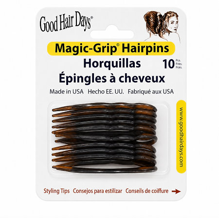Good Hair Days Magic-Grip Hairpins plastic hairpins for a secure hold