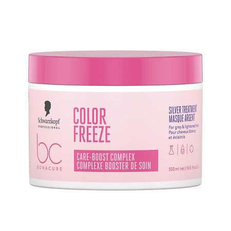 Schwarzkopf Professional Bonacure Color Freeze Silver Treatment Care-Boost Complex neutralizační péče pro bílé a šedé vlasy