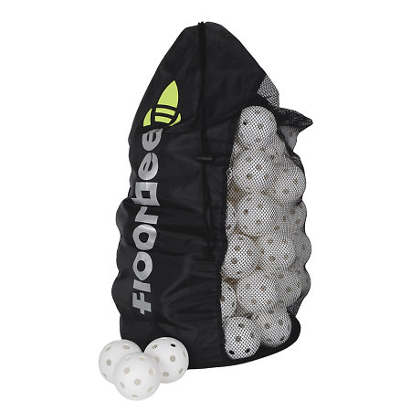 FLOORBEE Ballcharger 3.0 neon yellow + HEXA Torpedo IFF Match Ballset mit Tasche