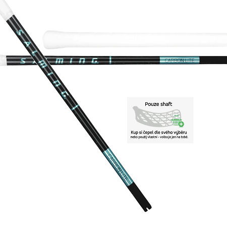 Salming Shaft Q-series Carbon Lite F29 Black/LagunaBlue Shaft florbalové hole