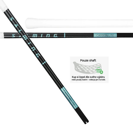 Salming Shaft Q-series Carbon Lite F27 Black/LagunaBlue Floorballschläger-Schaft