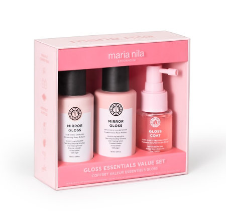 Maria Nila Mirror Gloss Essentials Value Set cestovní sada pro hladké a lesklé vlasy