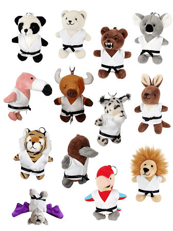 DAX-SPORTS Plush Keychain Plüsch-Schlüsselanhänger