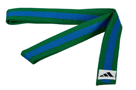 Adidas Martial Arts Belt Green/Blue Kampfsportgürtel