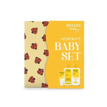 Weleda Baby Set přírodní měsíčkový set pro miminka od narození