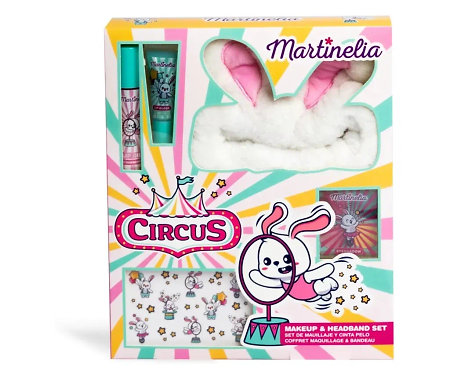 Martinelia Cirkus Makeup And Headband Set dětská sada líčení s čelenkou