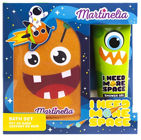 Martinelia Need More Space Bath Set dětská koupelová sada s houbičkou