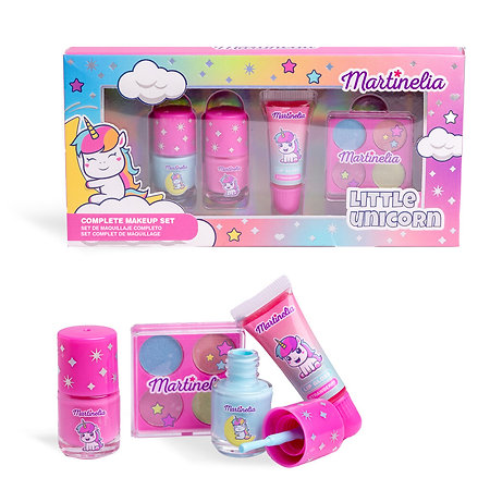 Martinelia Unicorn Complete Make Up Set dětská sada líčení se stíny, lakem a leskem