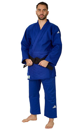 Adidas Judo Gi Champion III IJF Blue - Logo only Kimono na judo