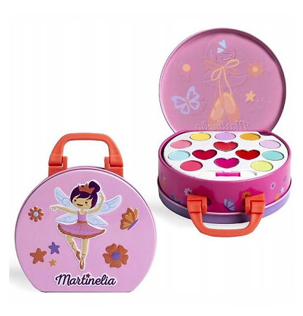 Martinelia Magic Ballet Beauty Set Tin dětská baletní paletka stínů a rtěnek