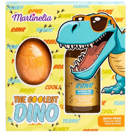 Martinelia Bath Set The Coolest Dino dětská koupelová sada s dinosaury