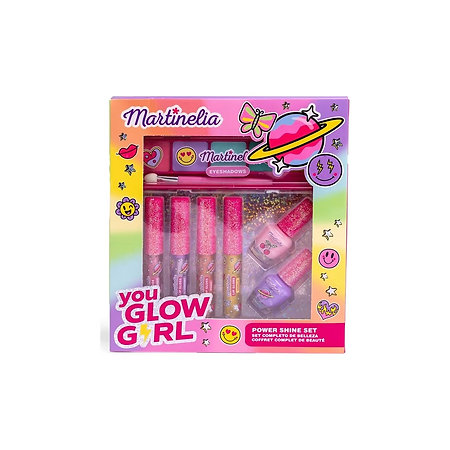 Martinelia Girl Power Shine Set dětská sada se stíny, lesky a laky