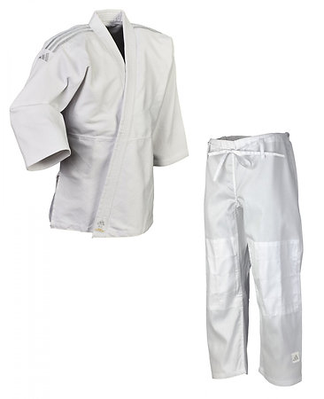 Adidas Judo Gi J350 Club white/silver Judo Gi
