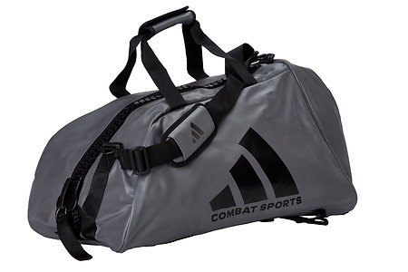 Adidas 2in1 Bag Combat Sports grey/black PU Sporttasche