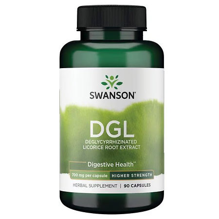 Swanson DGL Deglycyrrhizinated Licorice Root Extract Výživový doplnok s extraktom z DGL sladkého drievka