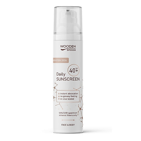 Wooden Spoon Daily Sunscreen SPF 40 mineral sunscreen emulsion SPF 40