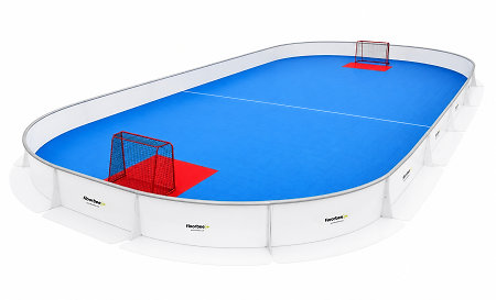 FLOORBEE Hangar floorball arena 40x20m Florbalové mantinely