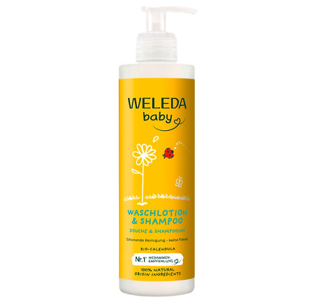 Weleda Body Washlotion & Shampoo Calendula Wash Cream & Shampoo