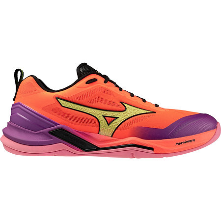 Mizuno WAVE STEALTH ELITE lava orange/yellow jasper Indoor shoes