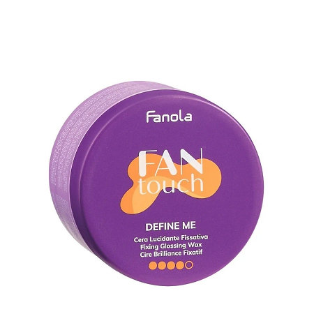 Fanola Fan Touch Fixing Glossing Wax Shiny molding wax with flexible hold