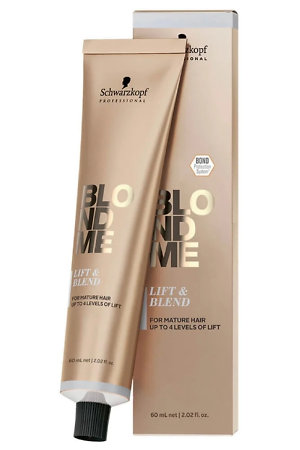Schwarzkopf Professional BlondME Lift & Blend Aufhellende und straffende Farbe für reifes blondes Haar