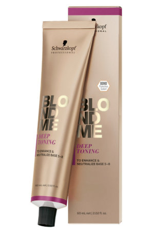 Schwarzkopf Professional BlondME Bond Enforcing Deep Toning toner pro tmavší základy