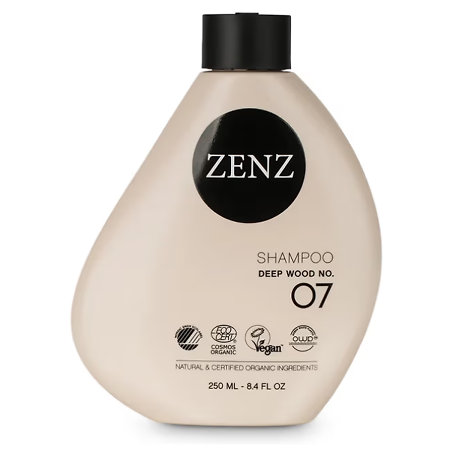 ZENZ Organic Deep Wood Shampoo No. 07 strengthening shampoo for dry and curly hair