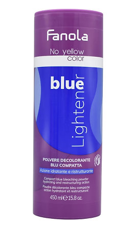 Fanola No Yellow Color Compact Blue Bleaching Powder modrý prášok neutralizujúci oranžový základ