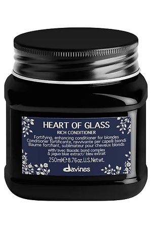 Davines Heart of Glass Rich Conditioner Conditioner für natürliches und chemisch behandeltes blondes Haar