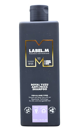 label.m Royal Yuzu Anti-Frizz Shampoo Anti-Frizz-Shampoo für gewelltes und lockiges Haar