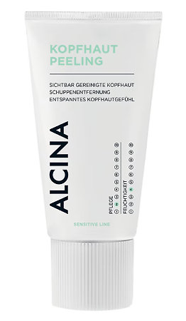 Alcina Sensitive Scalp Peeling Kopfhaut auf der Kopfhaut