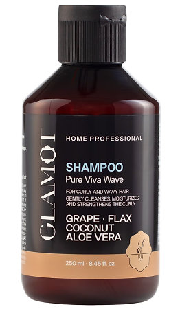Glamot Pure Viva Wave Shampoo for curly and wavy hair
