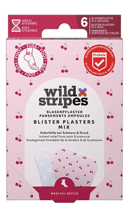 Wild Stripes Blister Plasters Mix Pastel Bloom