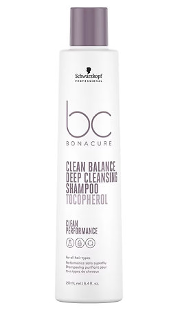 Schwarzkopf Professional Bonacure Clean Balance Deep Cleansing Shampoo deep cleansing shampoo