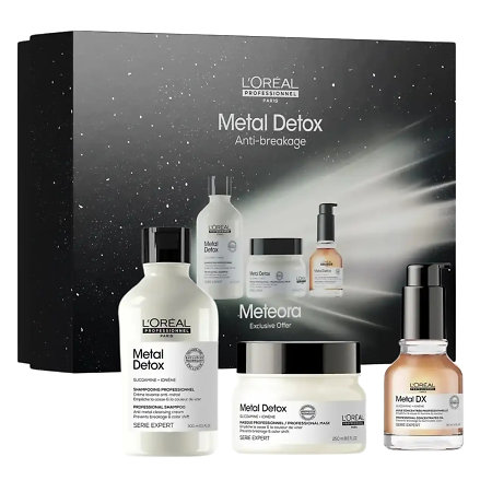 L'Oréal Professionnel Série Expert Metal Detox Trio Meteora limitovaná edice pro barvené a poškozené vlasy