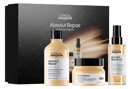 L'Oréal Professionnel Série Expert Absolut Repair Trio Meteora sada pro suché a poškozené vlasy