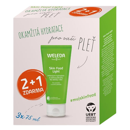 Weleda Light Multipack 2+1 Set mit drei Packungen light Creme
