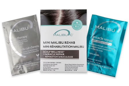 Malibu C Mini Malibu Rehab Scalp Rehab upokojujúca kúra pre sviežu vlasovú pokožku