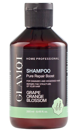 Glamot Pure Repair Boost Shampoo regenerierendes Shampoo für geschädigtes Haar