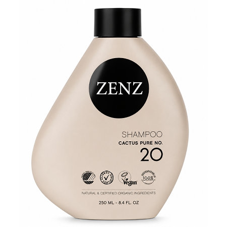 ZENZ Organic Cactus Pure Shampoo No. 20 Hypoallergenes feuchtigkeitsspendendes Shampoo ohne Duftstoffe