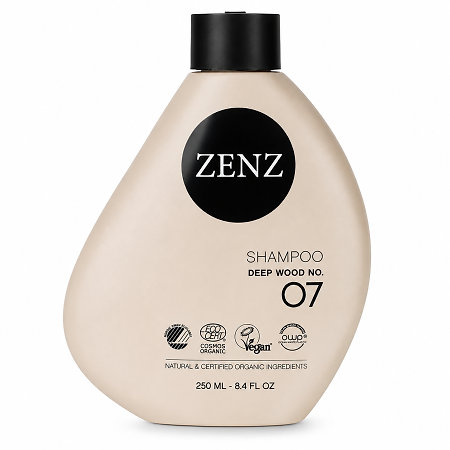 ZENZ Organic Deep Wood Shampoo No. 07 strengthening shampoo for dry and curly hair