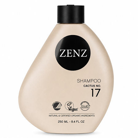 ZENZ Organic Cactus Shampoo No. 17 hydrating shampoo with prickly pear cactus