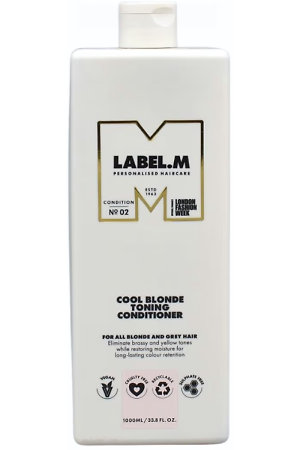 label.m Cool Blonde Toning Conditioner Tonisierender Conditioner für blondes und graues Haar