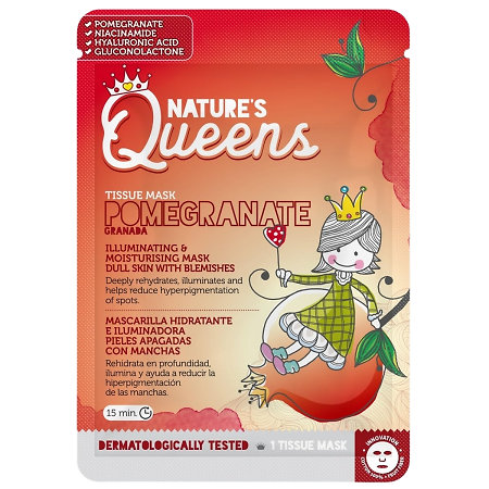 Diet Esthetic Nature's Queens Pomegranate Illuminating & Moisturizing Mask rozjasňující pleťová maska