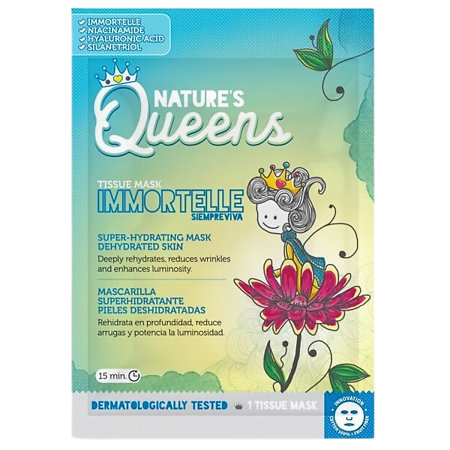 Diet Esthetic Nature's Queens Immortelle Super-hydrating Mask Super feuchtigkeitsspendende Gewebemaske