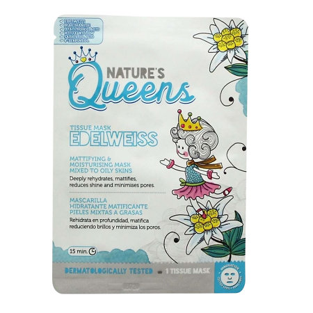 Diet Esthetic Nature's Queens Edelweiss Mattifying & Moisturizing Mask matující pleťová maska